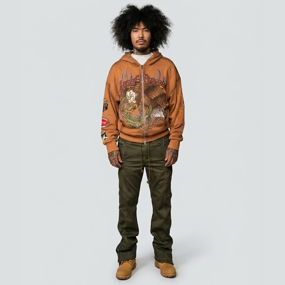 No Pressure No Glory Hoodie Amber