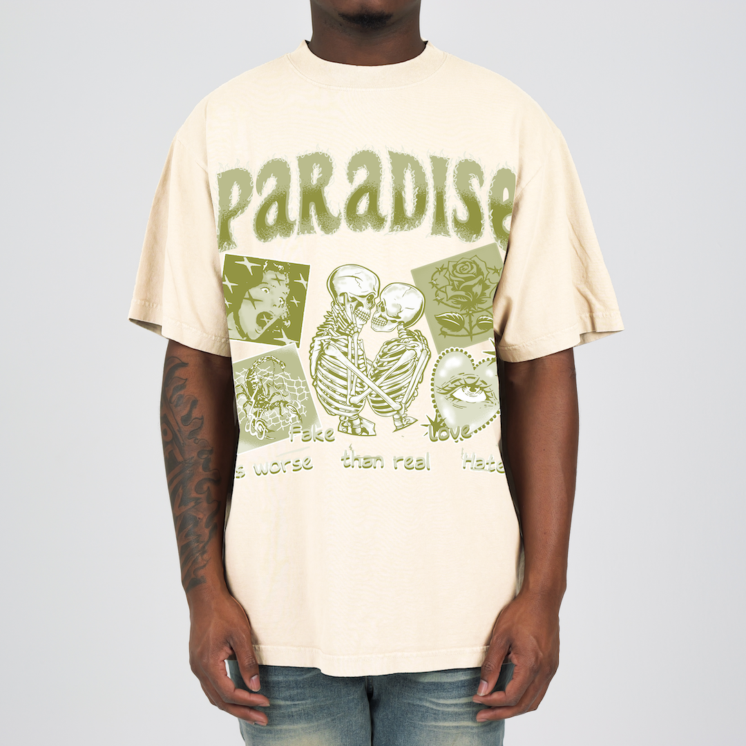 Fake Love Tee Sand