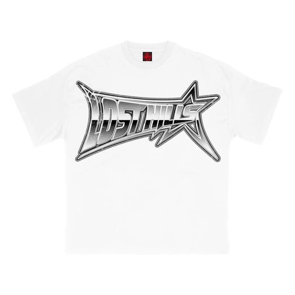 LH CHROME TEE WHITE