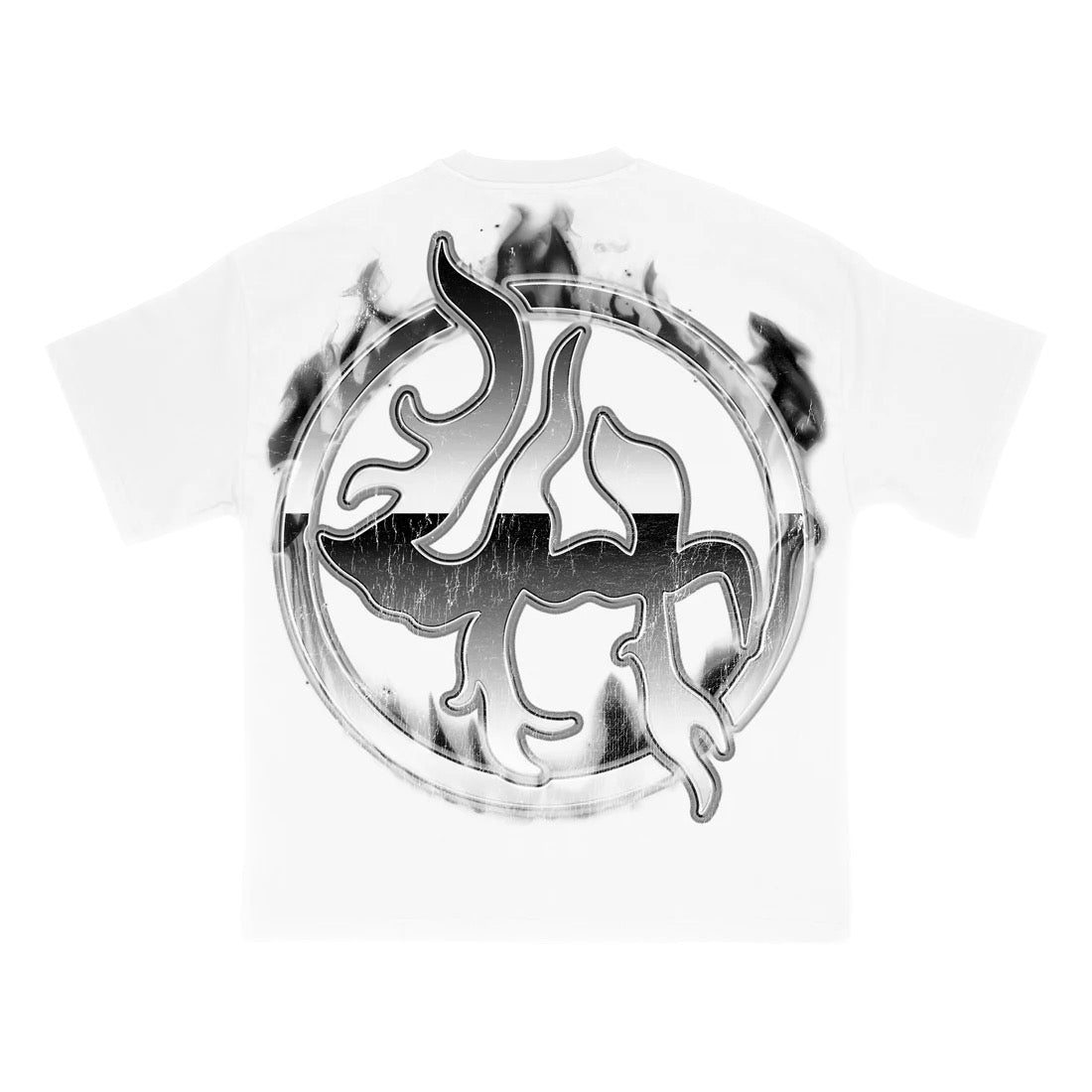 LH CHROME TEE WHITE