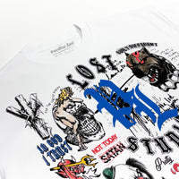 Scribble Tee White