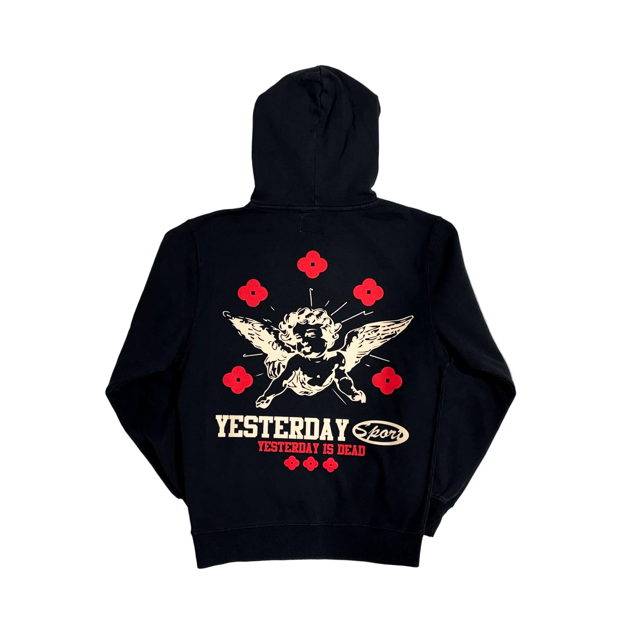 Yesterday Sport Hoodie (Black/Red)