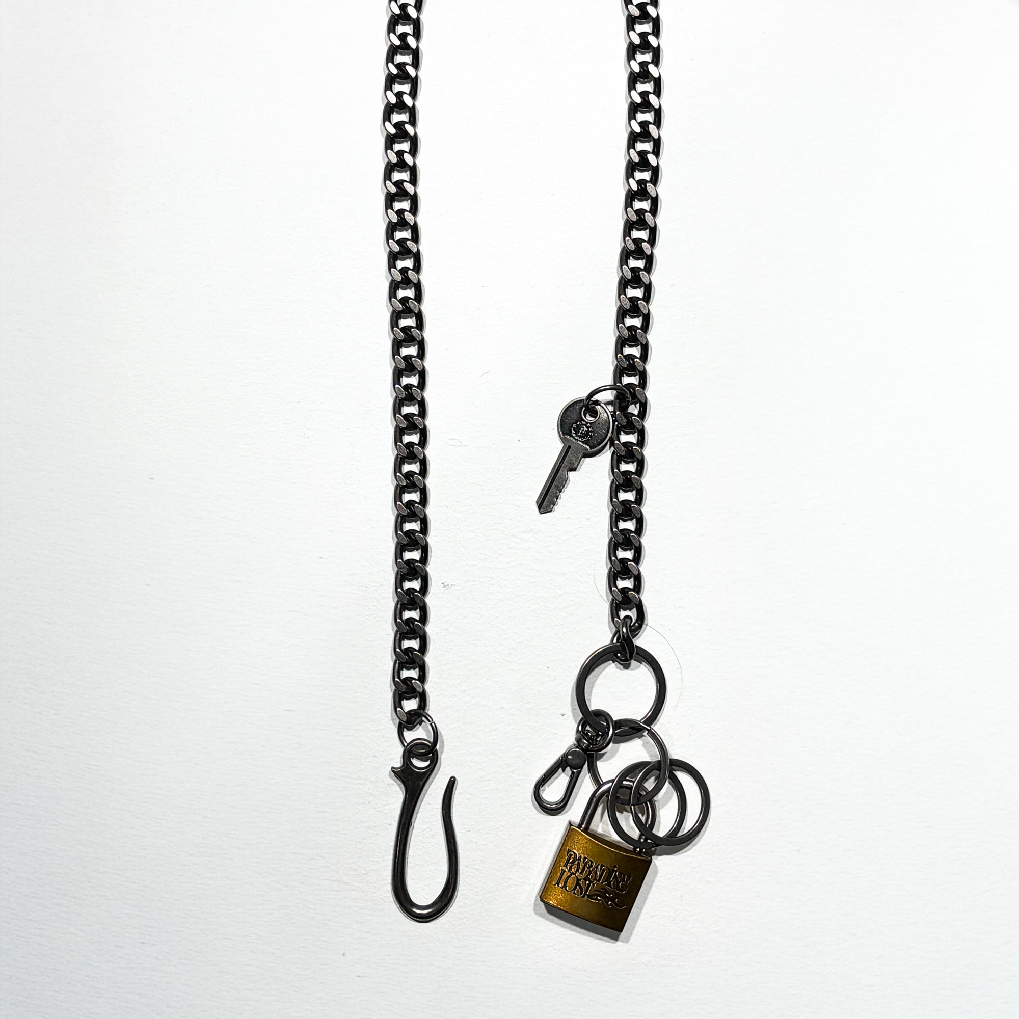 CALEE　Padlock silver wallet chain Padlock Wallet Chain – Survival Clothing & Footwear
