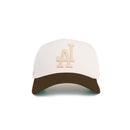 LA Chain Stitch Snap Back Cream/Brown