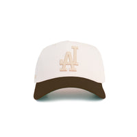 LA Chain Stitch Snap Back Cream/Brown