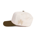 LA Chain Stitch Snap Back Cream/Brown