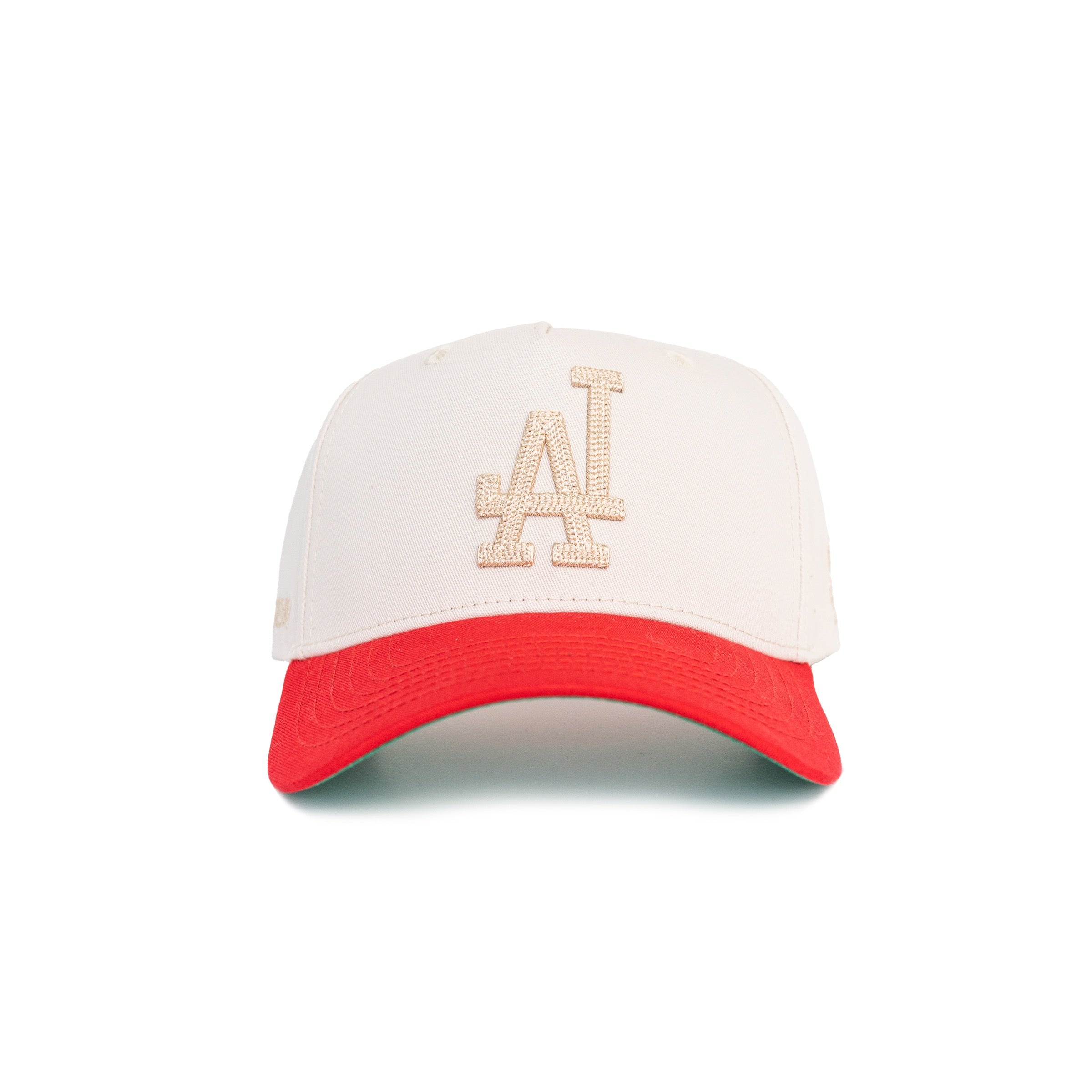 LA Chain Stitch Snap Back Cream/Red