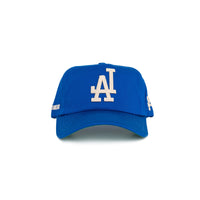 LA Chain Stitch Snap Back Cream/ Blue