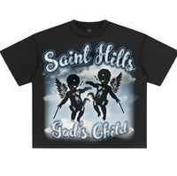 Gods Child Tee Black