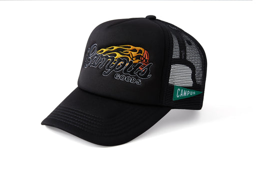 ROADTRIP TRUCKER HAT BLACK
