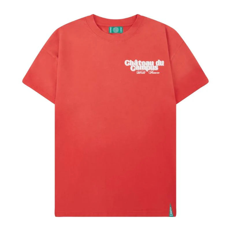 CHATEAU TEE SUN WASH RED