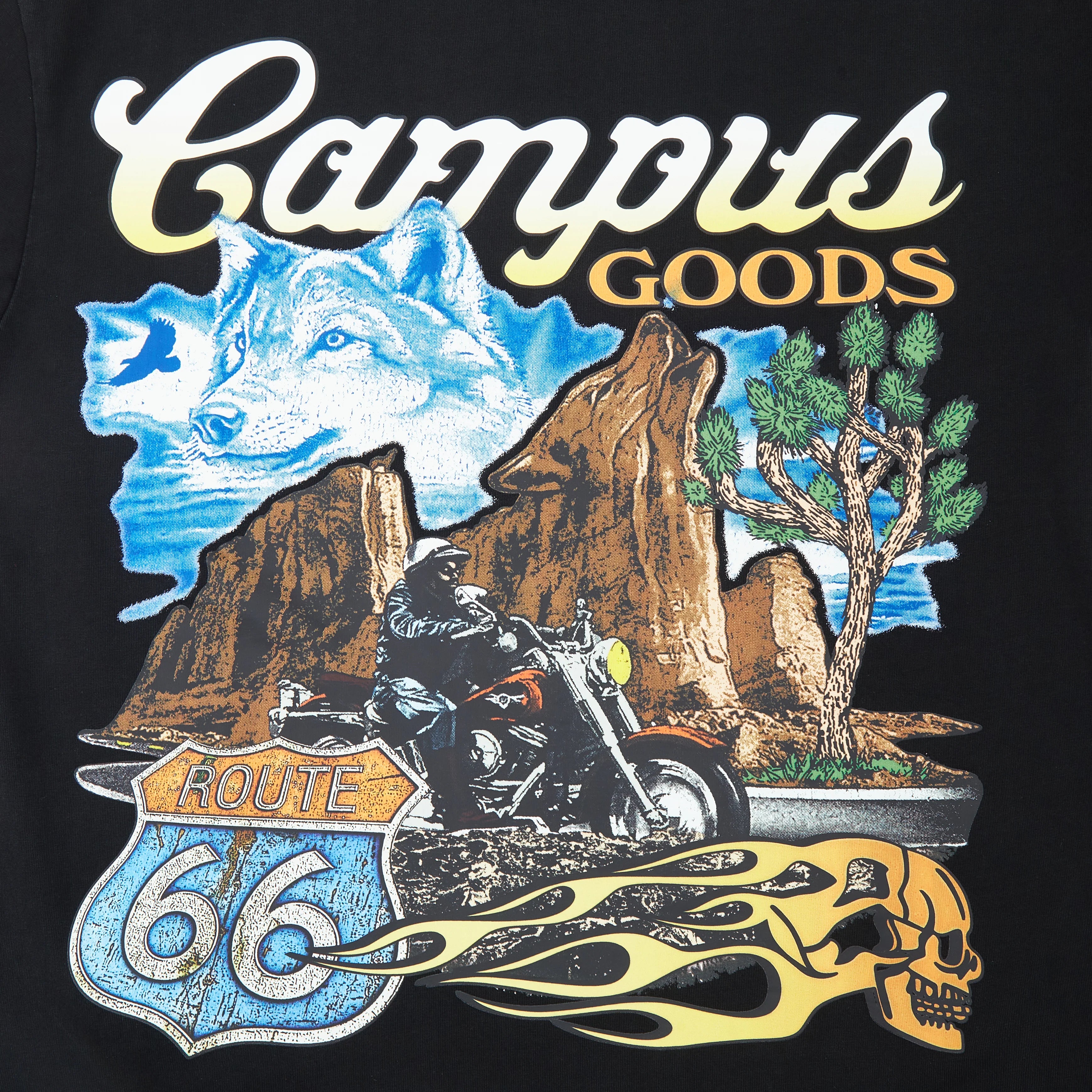 ROADTRIP TEE VINTAGE BLACK