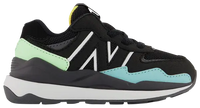 NEW BALANCE 57/40 KIDS WIDE 'BLACK/VIBRANT SPRING GLOW'