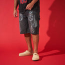 Thriving Flame Stone Denim Shorts
