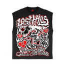 LHSB  009 CUTOFF TEE BLACK