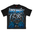 LHSB  003 TEE BLACK/BLUE