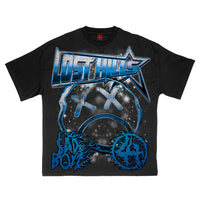 LHSB  003 TEE BLACK/BLUE