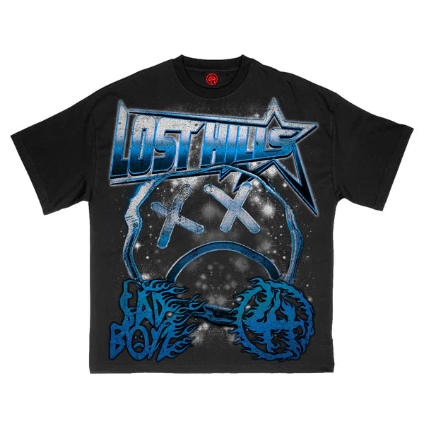 LHSB  003 TEE BLACK/BLUE
