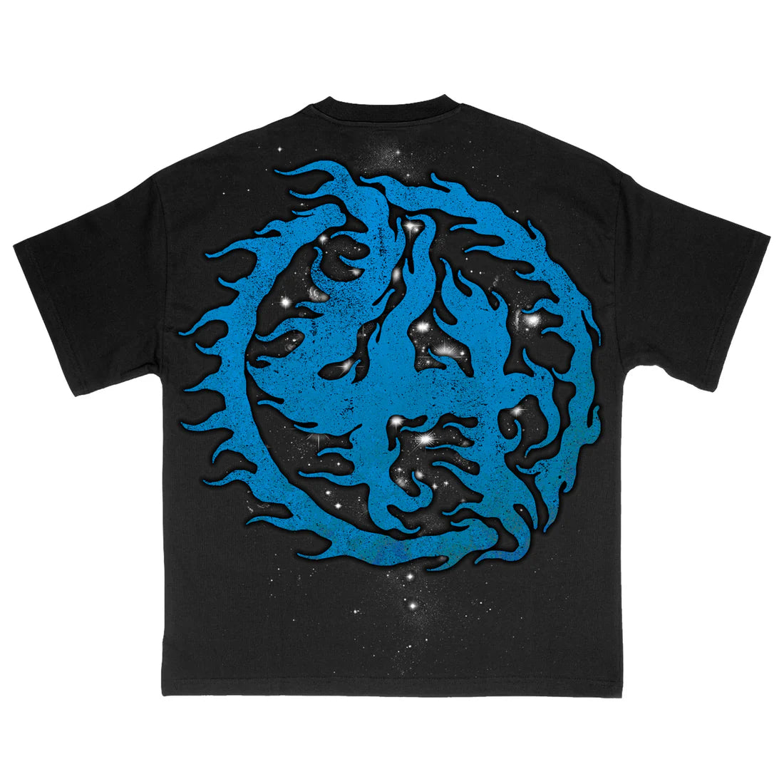 LHSB  003 TEE BLACK/BLUE