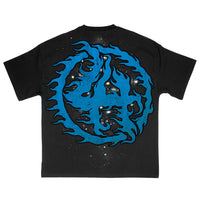 LHSB  003 TEE BLACK/BLUE