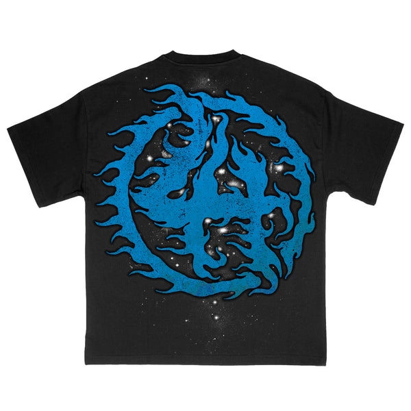 LHSB  003 TEE BLACK/BLUE