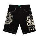 Seraph Denim Jorts (Black)