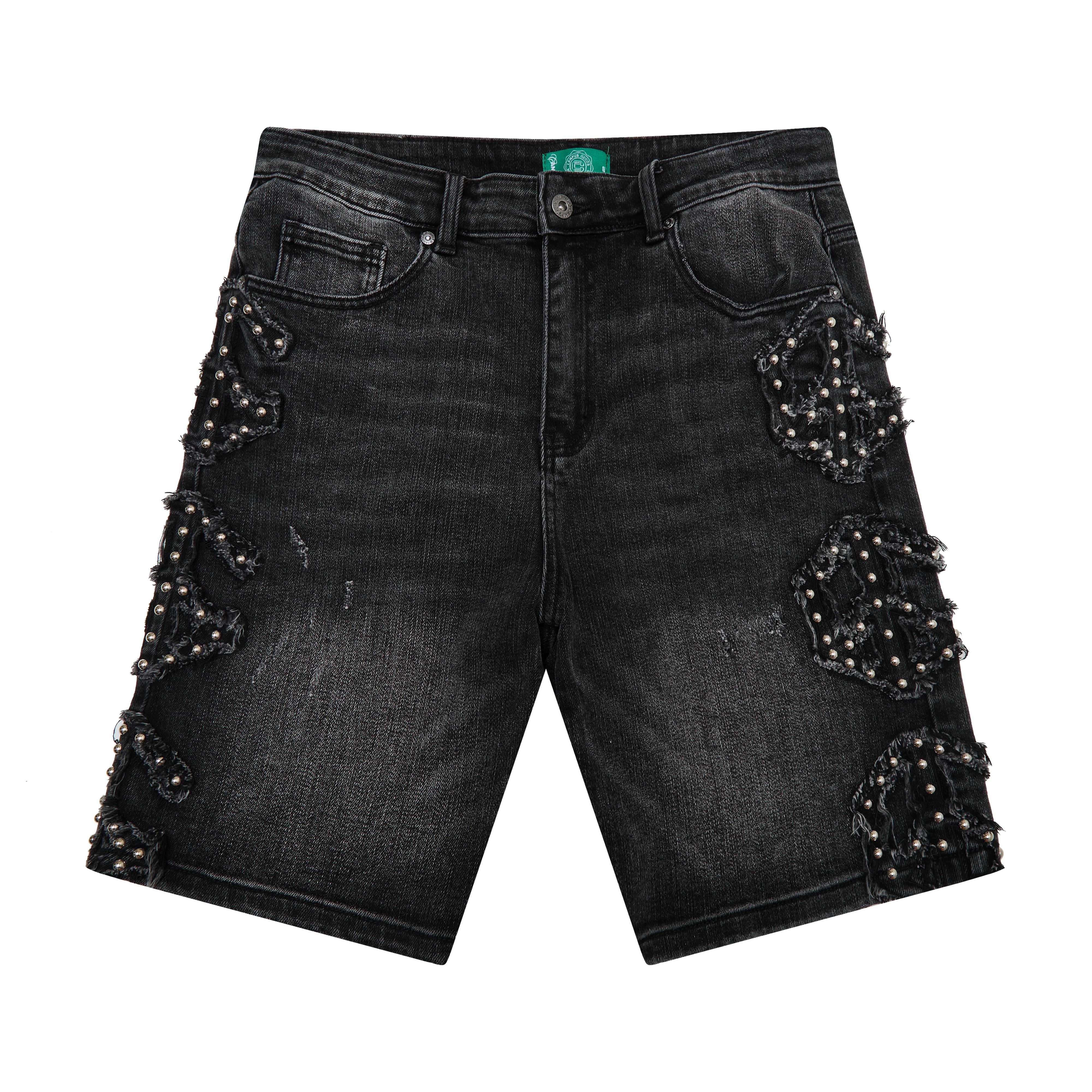 Arcane Denim Jorts (Black)