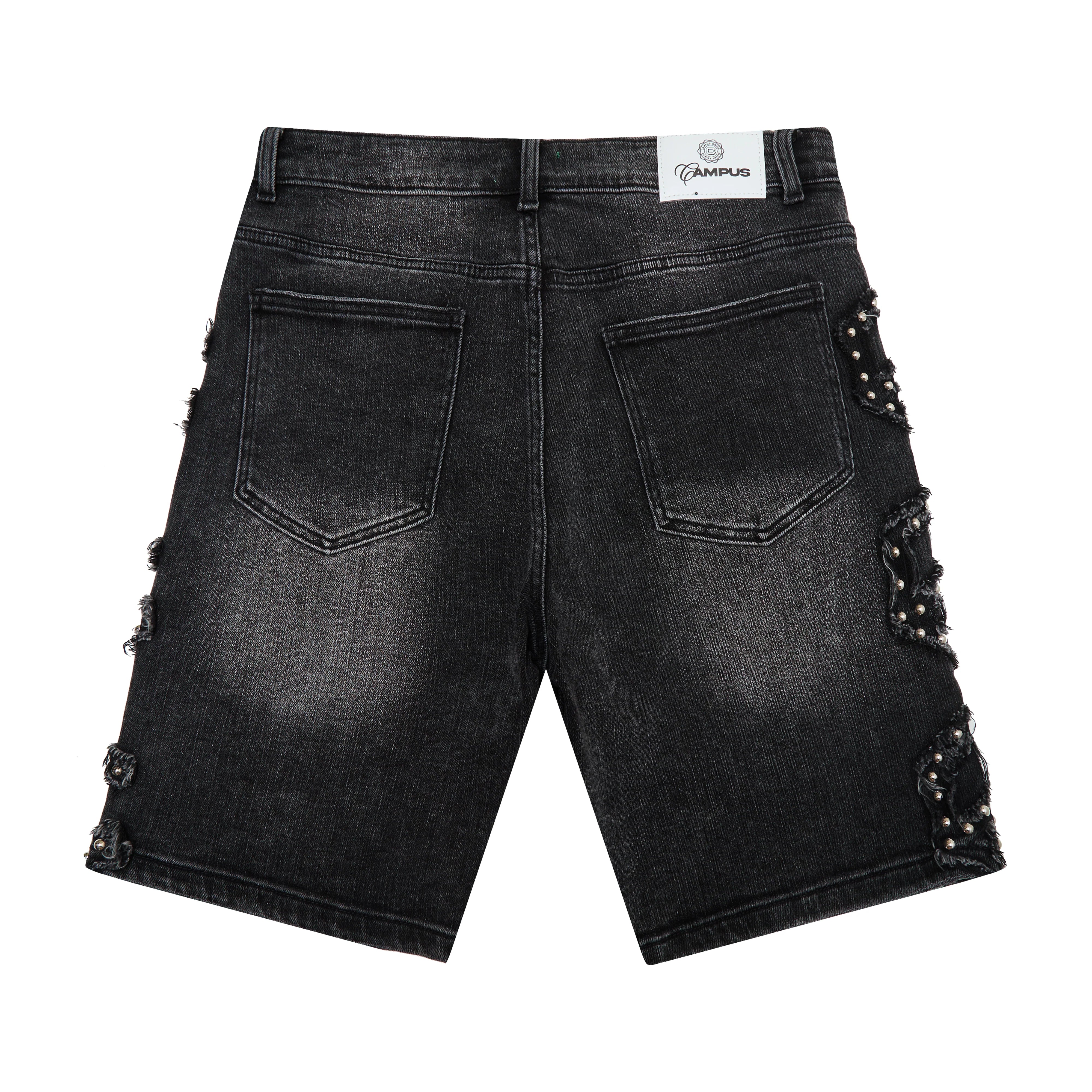 Arcane Denim Jorts (Black)