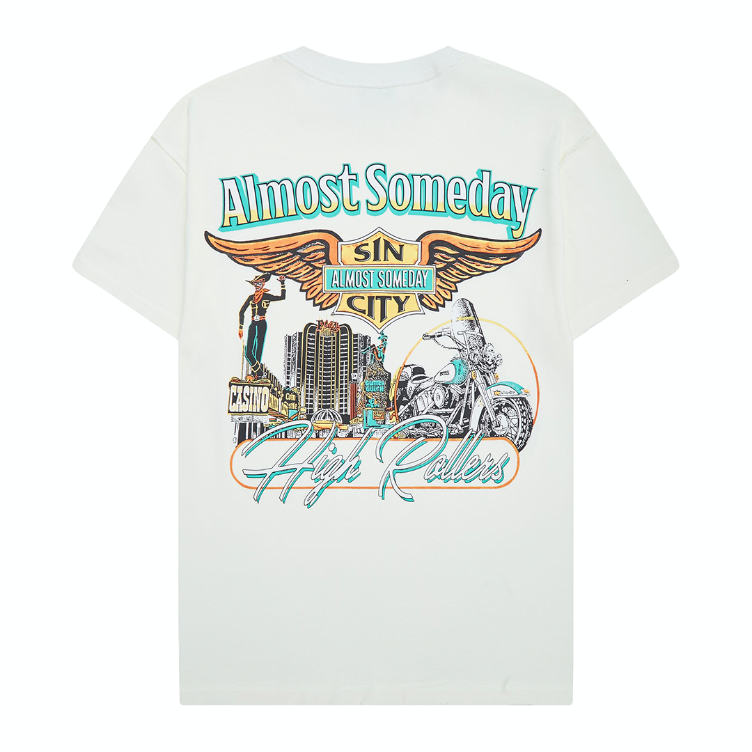 HIGH ROLLERS TEE CREAM