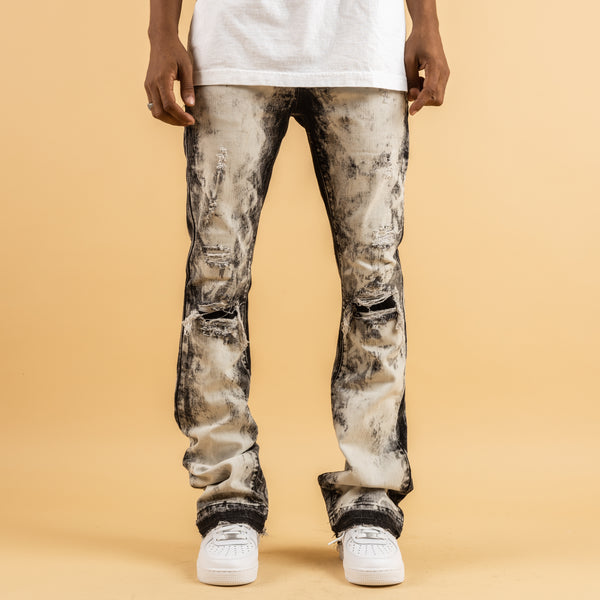 FUME STACKED DENIM
