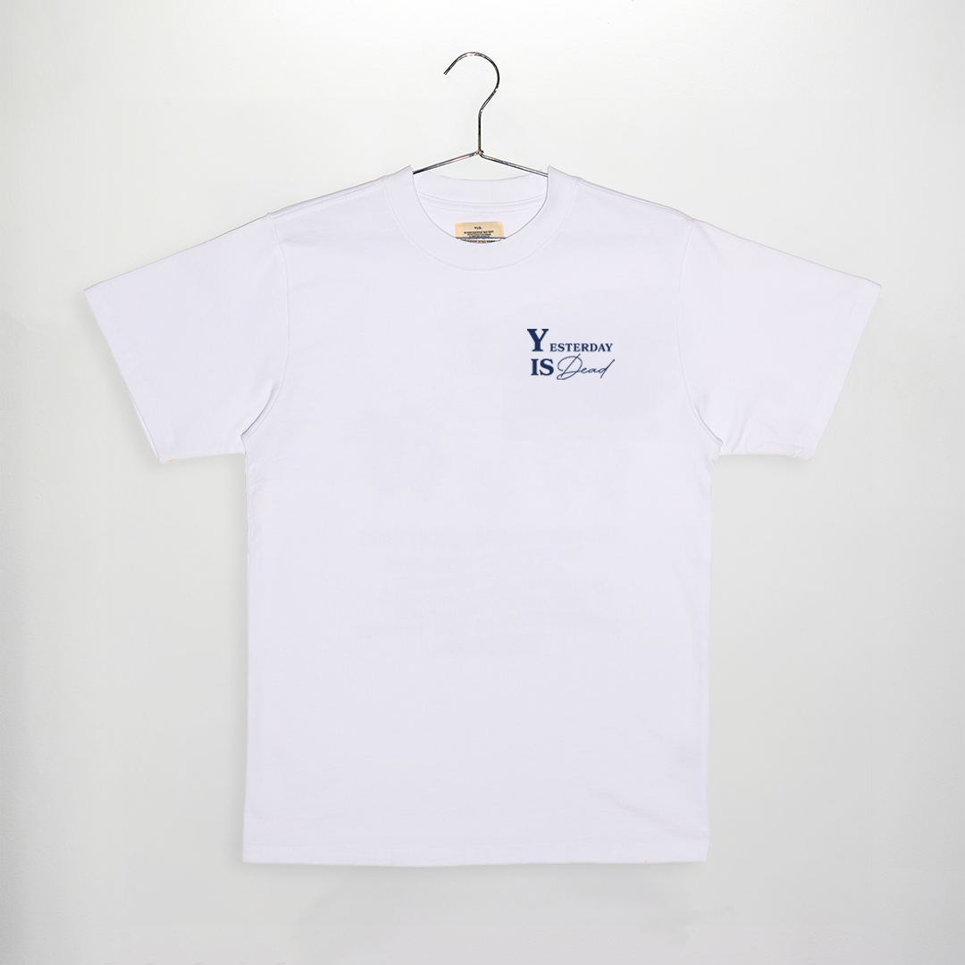 Horseman Tee White/Navy