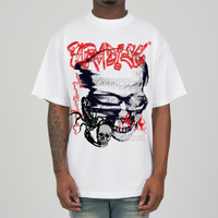 Skull Prem Tee White