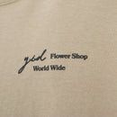 FLOWER SHOP TEE OATMEAL/BLACK