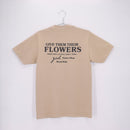 FLOWER SHOP TEE OATMEAL/BLACK