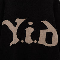 OLD ENGLISH KNIT SWEATER BLACK