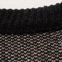 OLD ENGLISH KNIT SWEATER BLACK