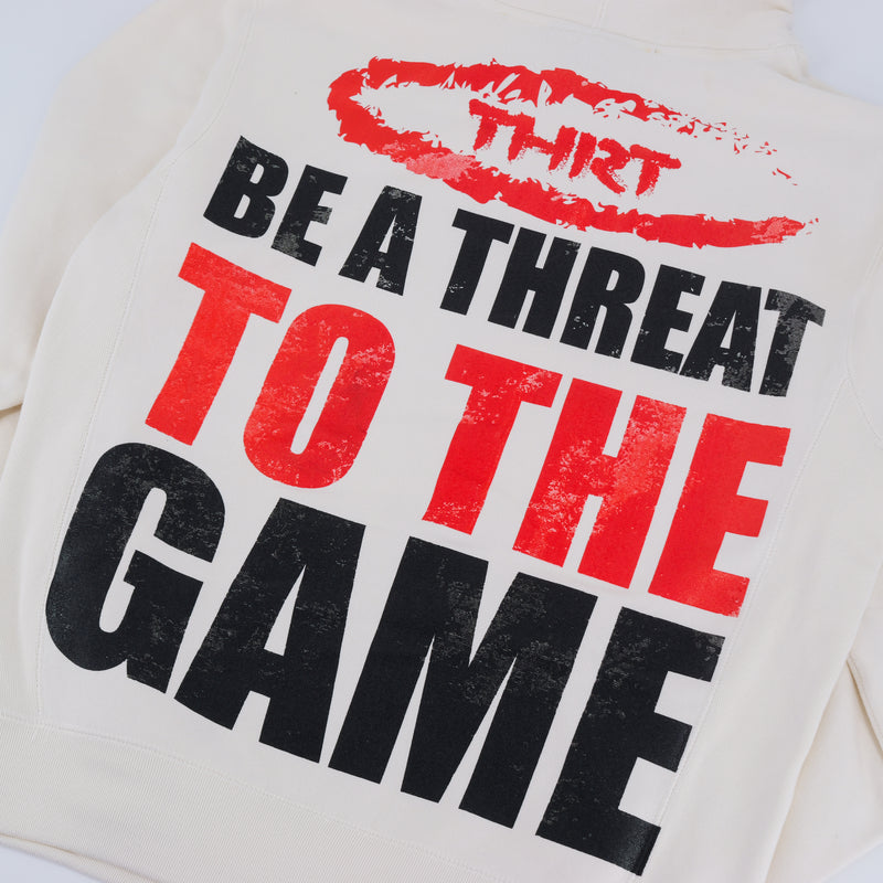 Threat To The Game Hoodie Natural