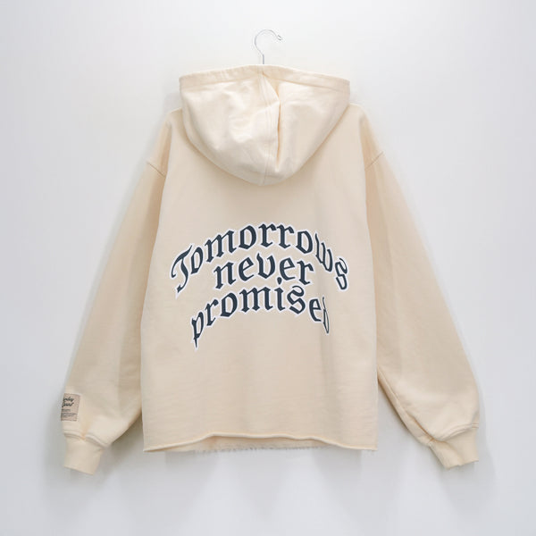 TNP Raw Edge Hoodie Natural