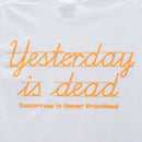 GIVE THEM THEIR FLOWERS SPELL OUT TEE WHITE