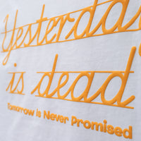 GIVE THEM THEIR FLOWERS SPELL OUT TEE WHITE