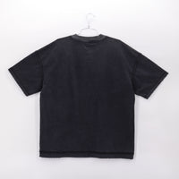 HEIR EST MORT VINTAGE CHARCOAL TEE