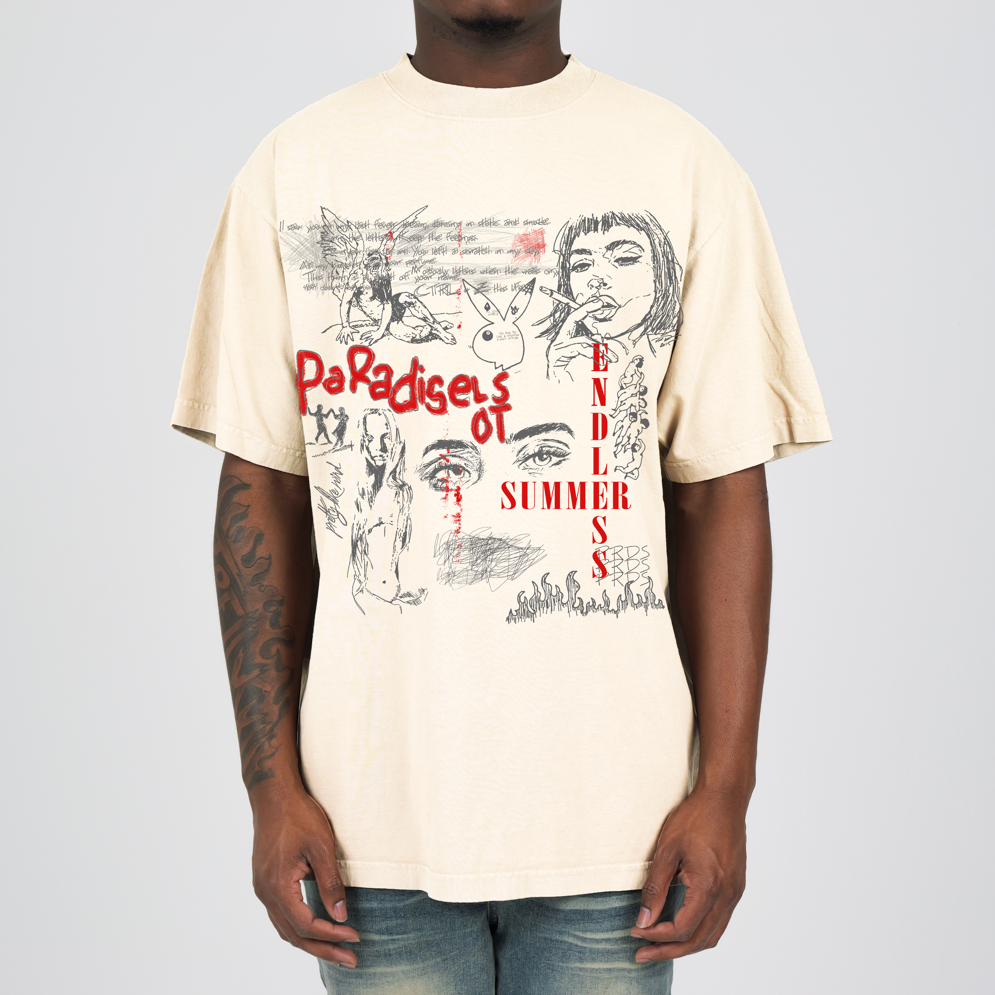 Endless Summer Tee Vanilla
