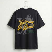 FORGET YESTERDAY TEE BLACK /YELLOW