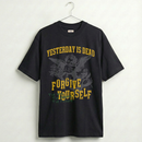 FORGET YESTERDAY TEE BLACK /YELLOW