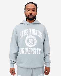 UNIVERSITY HOODIE CONCRETE