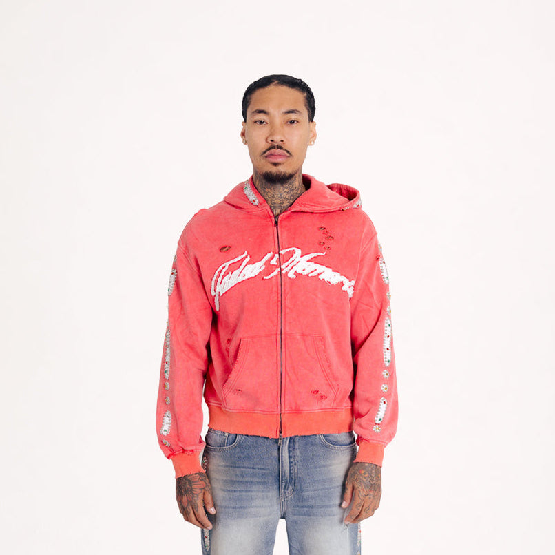OAKLEY 赤タグ skull archive zip up Parker Vintage Men's Oakley Software Full Zip Up Hoodie Camo Y2K Size