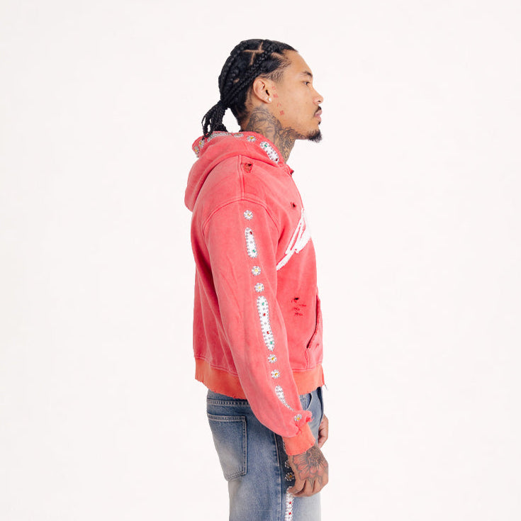 Paradise Lost Archive Zip Hoodie Red | Survival Miami – Survival