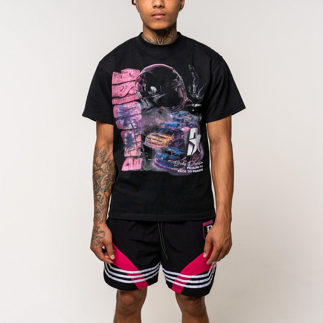 Precision Racing Tee Black