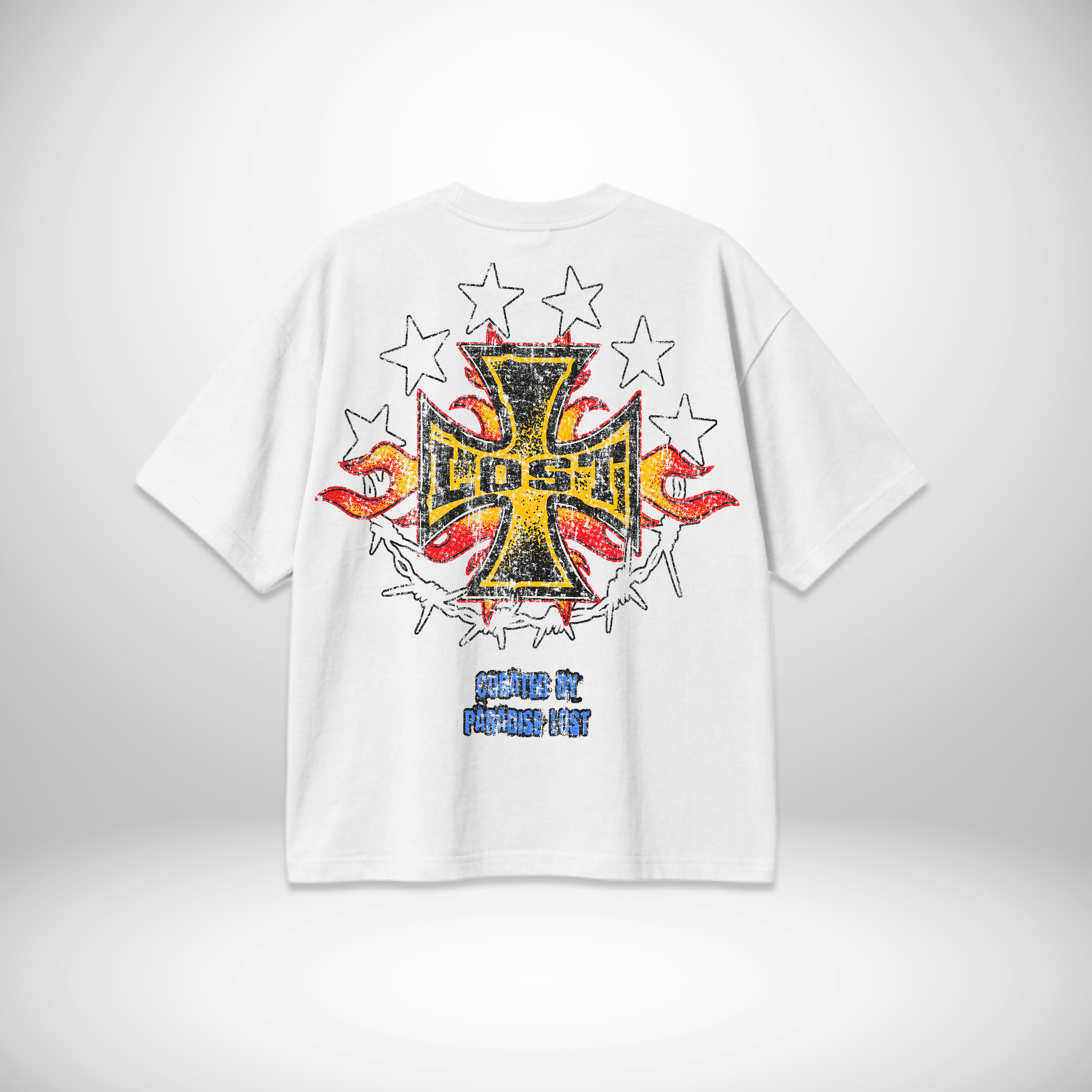 Iron Cross Tee (White)
