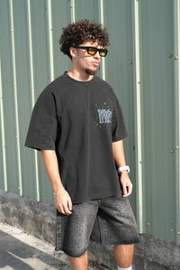Nightfall Jorts Black
